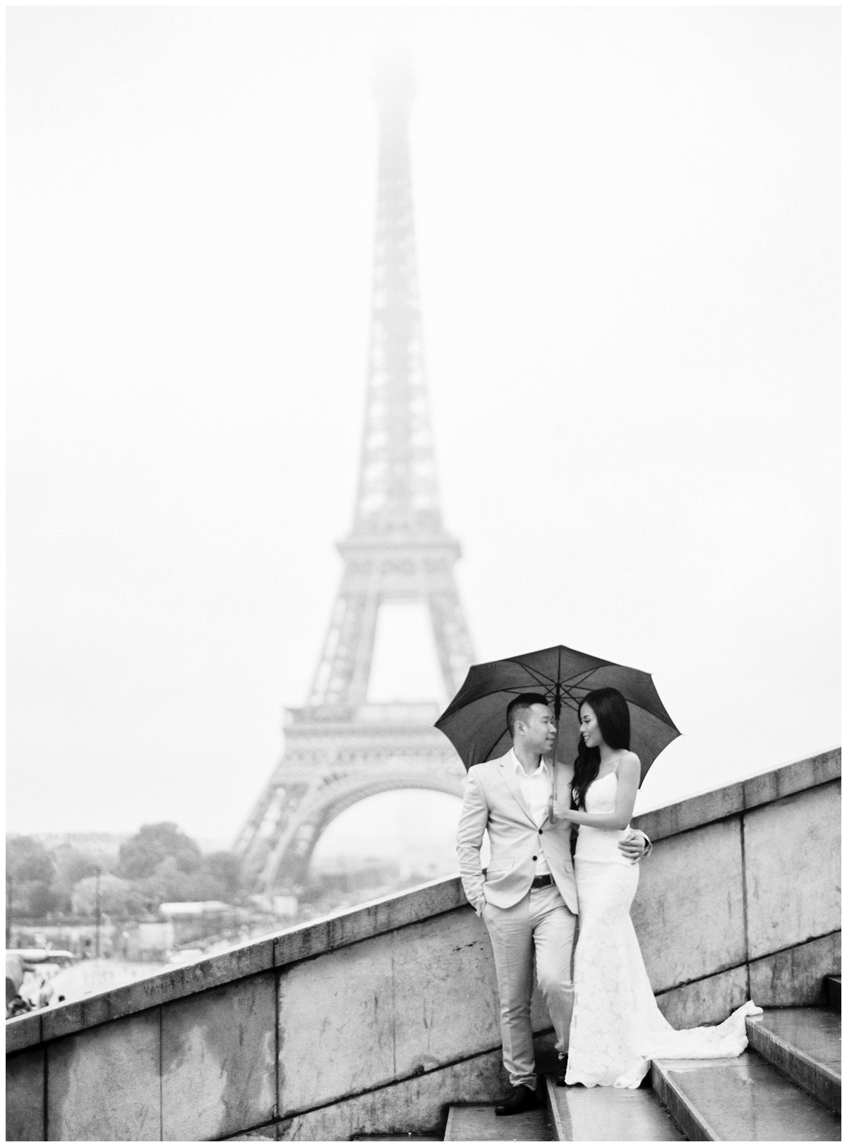 Romantic Boudoir Bridal Photo Shoot in Paris - French Wedding Style