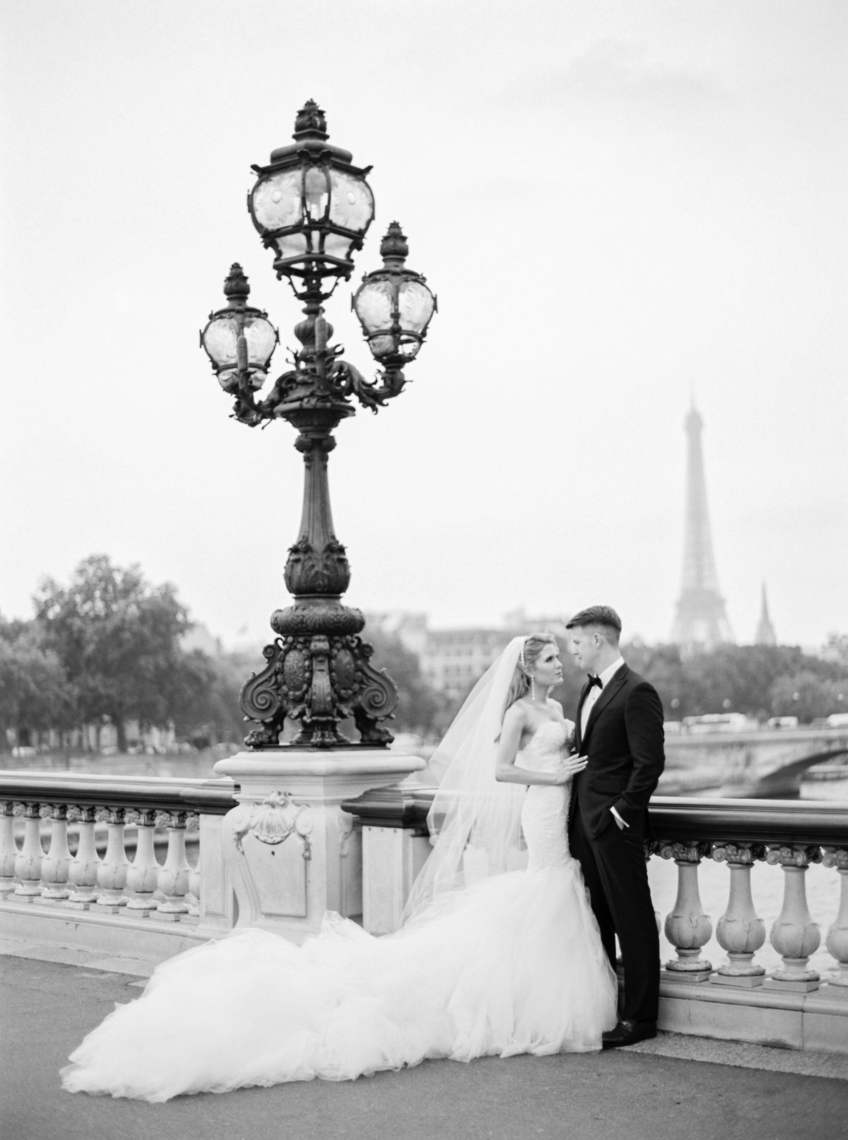 Romantic Boudoir Bridal Photo Shoot in Paris - French Wedding Style