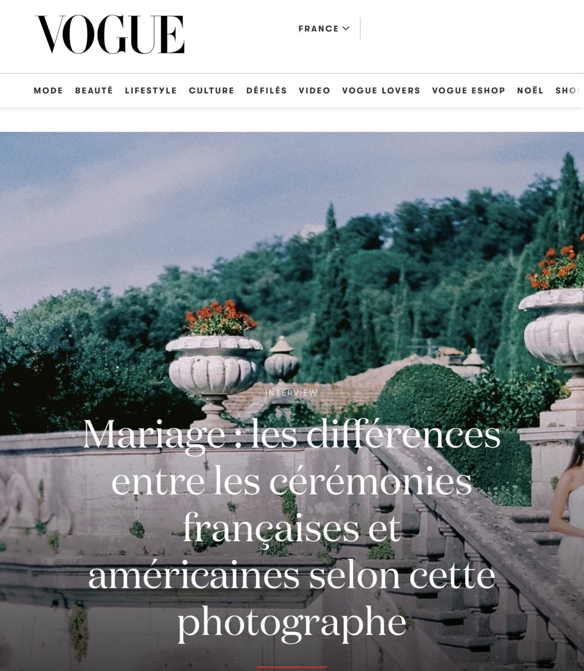 Interview in Vogue lesecretdaudrey
