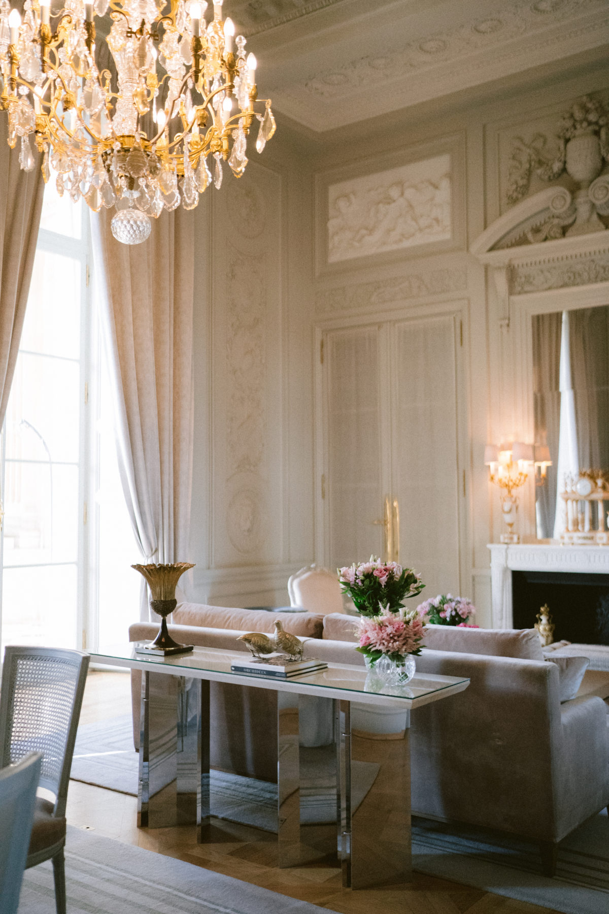 the prestige suite of the hotel de Crillon Paris 