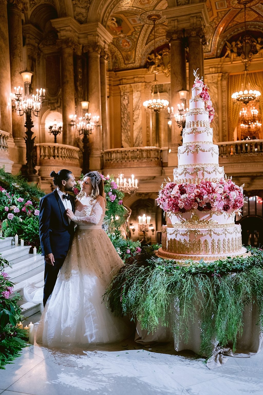 An Incredible Wedding At The Opera Garnier in Paris Audrey