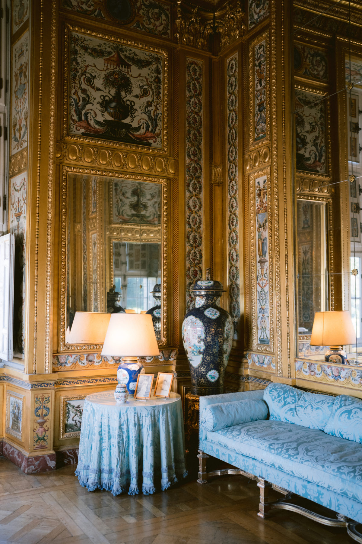 The Salon of the Chateau de Vaux le Vicomte 