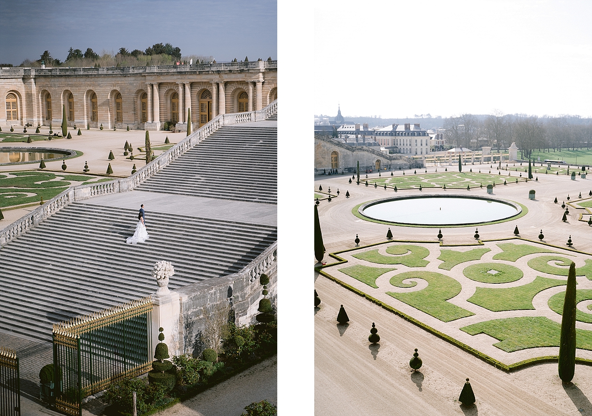 the garden of the chateau de versailles 