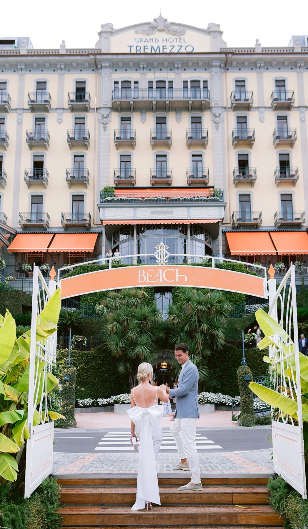 Grand hotel tremezzo Lake Como Welcome dinner 