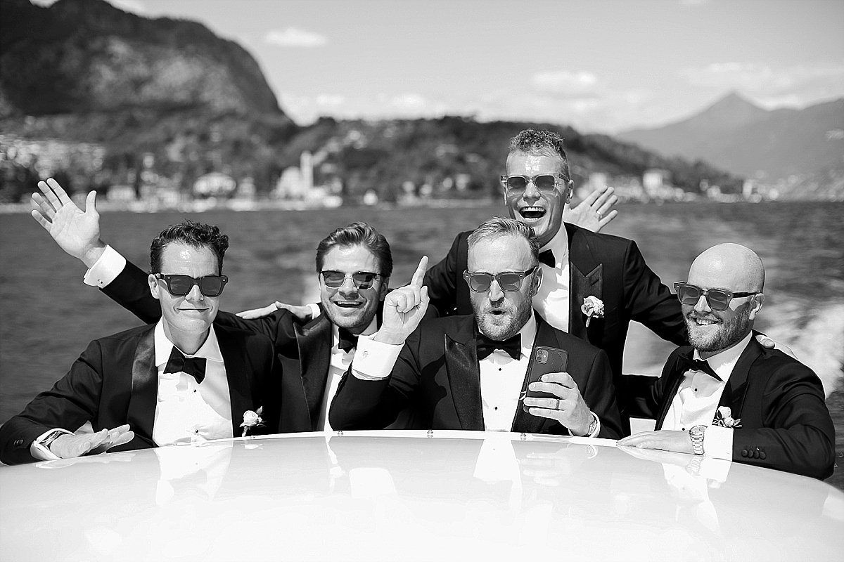 Villa Balbiano Lake como
Luxury wedding 
Photographer lake como 
Groom and his best men 