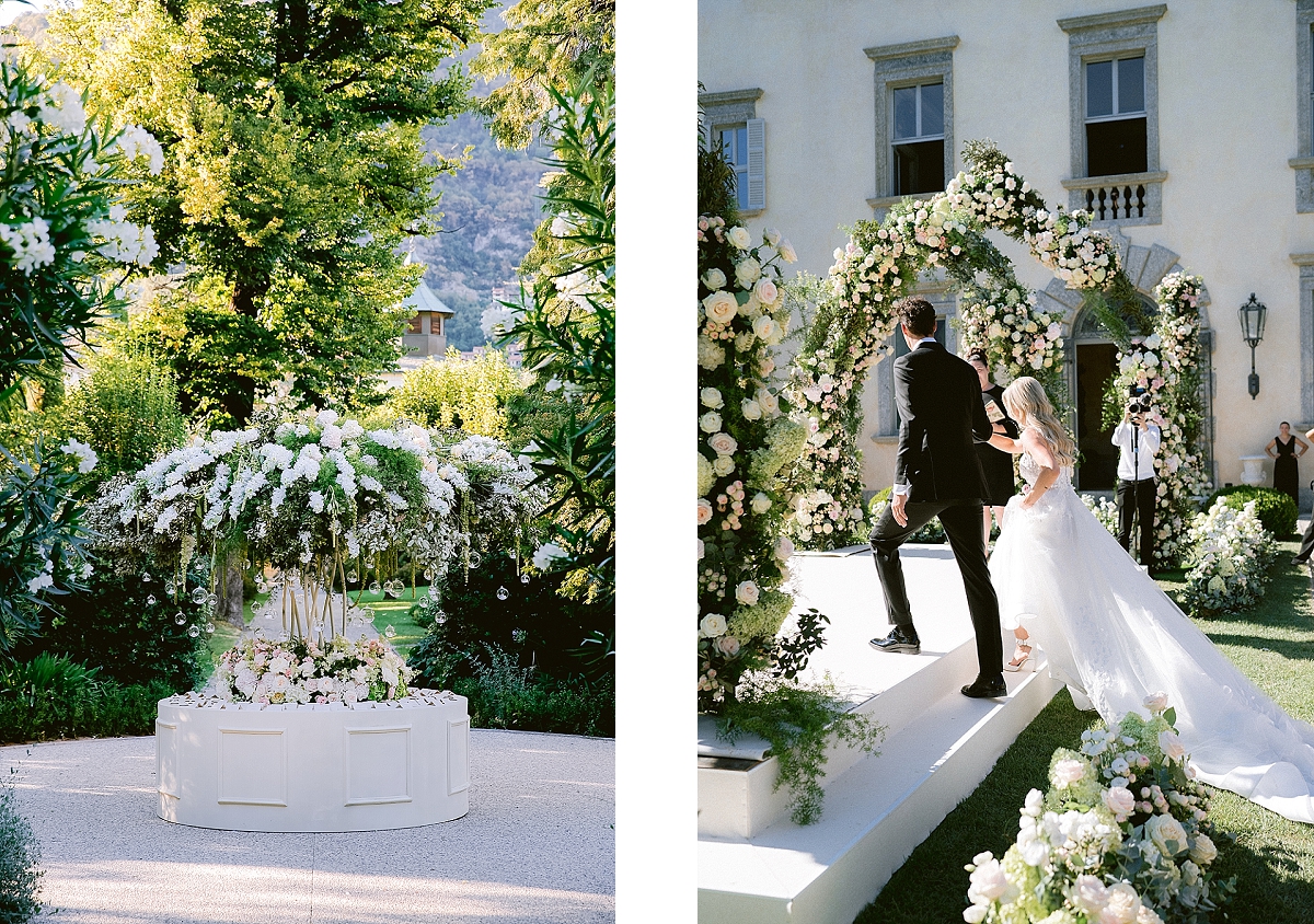 Villa Balbiano Lake como
Luxury wedding 
Photographer lake como 
Ceremony setting 