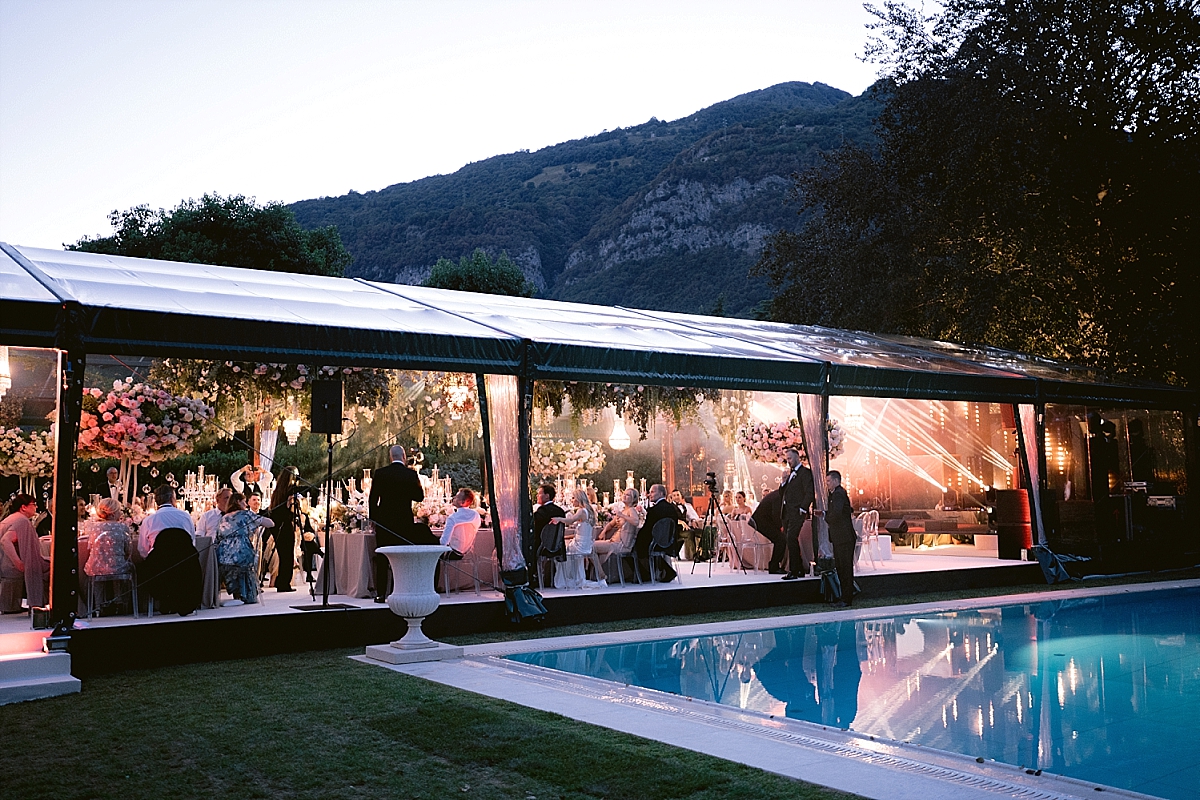 Villa Balbiano Lake como
Luxury wedding 
Photographer lake como 
Dinner setting 