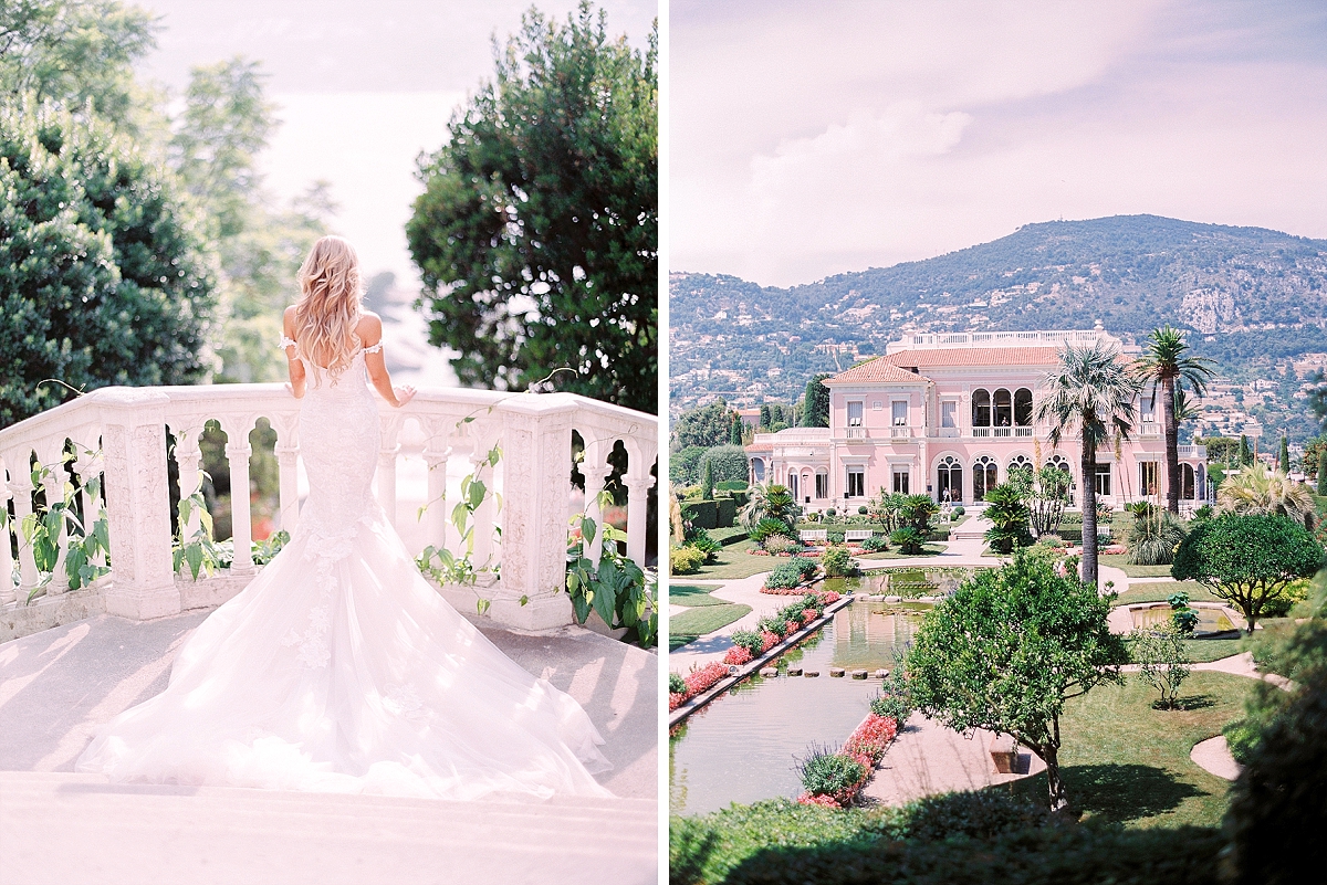 wedding at villa Ephrussi de Rothschild 