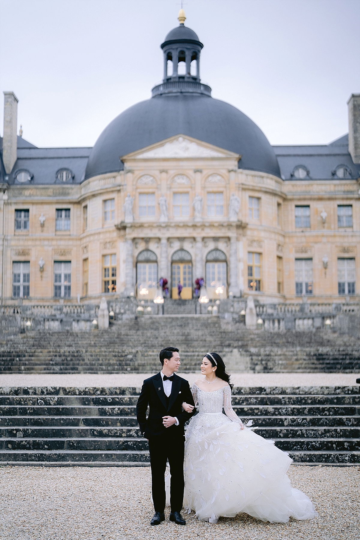 Valencia Tanoesoedibjo & Kevin Sanjaya at Chateau de Vaux le Vicomte for their luxury  wedding 