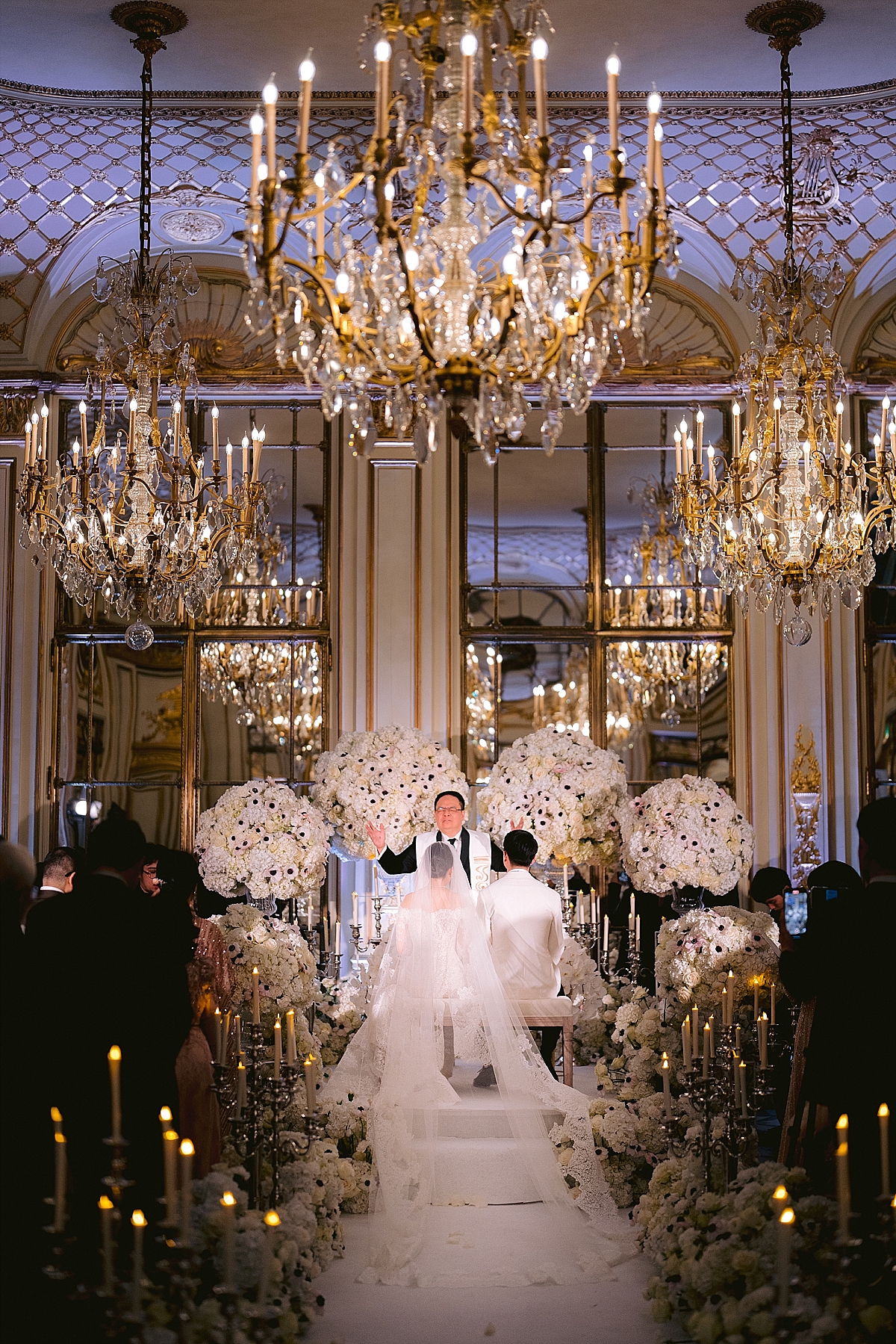 Religious wedding ceremony of Valencia Tanoesoedibjo & Kevin Sanjaya at le Meurice Paris 