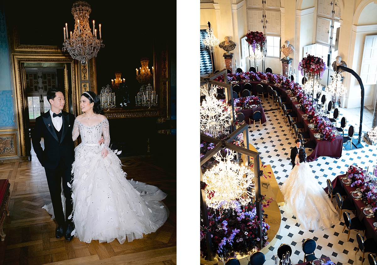 Luxury wedding of Valencia and Kevin at Chateau de Vaux le Vicomte 